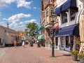 Shopping street Mol in downtown Zierikzee, Schouwen-Duiveland, Zeeland, Netherlands