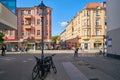 Shopping street in the old town of Berlin-Spandau