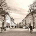 Shopping street in Potsdam