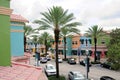 Shopping street retail stores FL Royalty Free Stock Photo