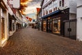 Shopping street in Stavanger Royalty Free Stock Photo