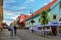 Shopping street in Stavanger Royalty Free Stock Photo