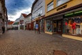 Shopping street in Stavanger Royalty Free Stock Photo