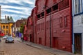 Shopping street in Stavanger Royalty Free Stock Photo