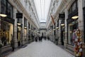 The shopping street under the roof Royalty Free Stock Photo