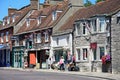 Shopping Street, Wareham. Royalty Free Stock Photo