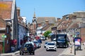 Shopping Street, Wareham. Royalty Free Stock Photo