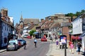 Shopping Street, Wareham. Royalty Free Stock Photo