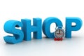 Shopping time concept Royalty Free Stock Photo