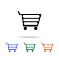 shopping trolley icon. Elements of simple web icon in multi color. Premium quality graphic design icon. Simple icon for websites, Royalty Free Stock Photo