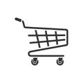 Shopping trolley icon