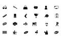 Shopping Vector Icons 3 Royalty Free Stock Photo