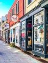 Shopping on Wall Street in Asheville, North Carolina