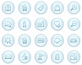 Shopping web icons Royalty Free Stock Photo