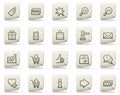 Shopping web icons, document series Royalty Free Stock Photo