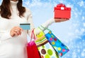 Shopping woman Royalty Free Stock Photo