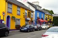 Vivid shop facades in Ireland