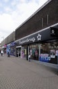 Shops along the Corbets Tey high street in Upminster, East London, UK Royalty Free Stock Photo