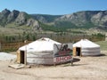 The shops in the desolate Terelj valley of Tuv region, Mongolia.