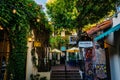 Shops in downtown Ventura, California.