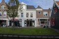 Shops At The Gedempte Gracht Canal At Zaandam The Netherlands 23-10-2019