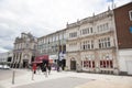 Shops on The High Street in Southampton, Hampshire in the United Kingdom