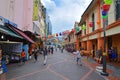 Shops and lantern decoration at Campbell Lane in Little India, Singapore