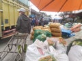 Shops Market traders Ready to accommodate Selling merchandise at the Siborongborong Market