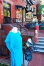 The Shops of Newberry Street, Boston Royalty Free Stock Photo