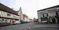 Shops in Northleach, Gloucestershire in the UK Royalty Free Stock Photo