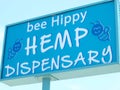 Bee Hippy Sign that a suburban community embraces.