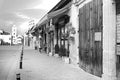 Shops on Pavlou Valsamaki street, a touristic street leading to The Church of Saint Lazarus, Larnaca, Cyprus Royalty Free Stock Photo