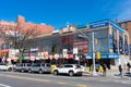 Shops and Restaurants along a Street in Elmhurst Queens of New York City