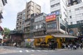 Shops and restaurants around the Yongkang street in Taipei