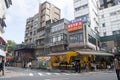 Shops and restaurants around the Yongkang street in Taipei