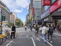 Shops and restaurants around the Yongkang street in Taipei