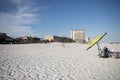 Shops, restaurants, bars and hotels along Pensacola Beach, Florida