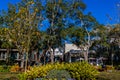 Shops and Restaurants at Henry C. Chambers Waterfront Park Royalty Free Stock Photo