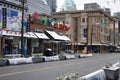 Shops and restaurants at Robson Street