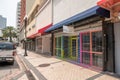 Shops shut down Downtown Miami Coronavirus Covid 19 pandemic