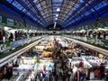 Shops and stalls inside the Greenhills Shopping Center. Royalty Free Stock Photo