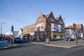 Shops on Station Road in Clacton, Essex in the UK