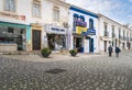 Shops in a Street in Albufeira, Algarve, Portugal