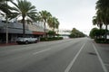 Shops in Surfside Miami closed to slow spread of Coronavirus Covid 19 pandemic