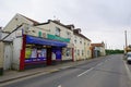 Shops on village main street