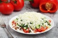 Shopsky salad - national Bulgarian dish