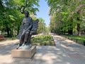 Shoqan Walikhanov monument in Almaty, Kazakhstan