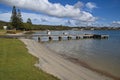 Shore of Blackwood River in Augusta, Western Australia Royalty Free Stock Photo
