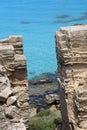 Shore of Cala Rossa in Favignana, Italy