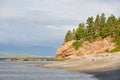 Shore of Forillon national park, Quebec Royalty Free Stock Photo